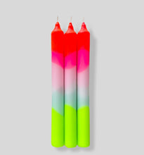 Load image into Gallery viewer, Set of 3 Neon Candles - Lollipop Trees
