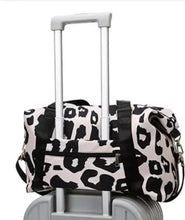 Load image into Gallery viewer, The Harlow Weekender Holdall - Black Leopard