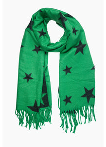 Green Star Blanket Scarf