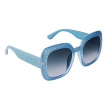 Load image into Gallery viewer, Sunglasses - Blue Glitter
