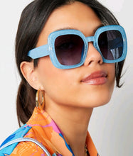 Load image into Gallery viewer, Sunglasses - Blue Glitter
