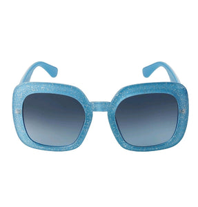 Sunglasses - Blue Glitter