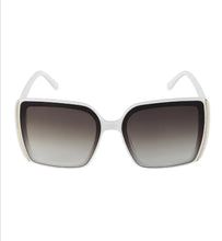 Load image into Gallery viewer, Sunglasses - White with Gold Strip
