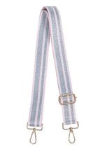 Load image into Gallery viewer, Bag Strap - Pastel Pink &amp; Silver
