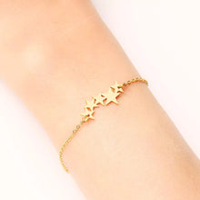 Load image into Gallery viewer, Bracelet 5 Star- gold
