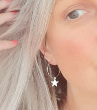 Load image into Gallery viewer, Starstruck Star Earrings - Silver
