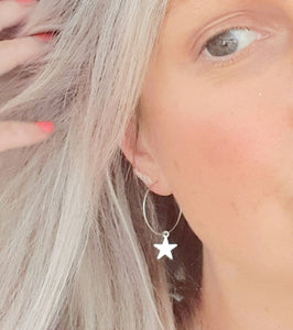 Starstruck Star Earrings - Silver