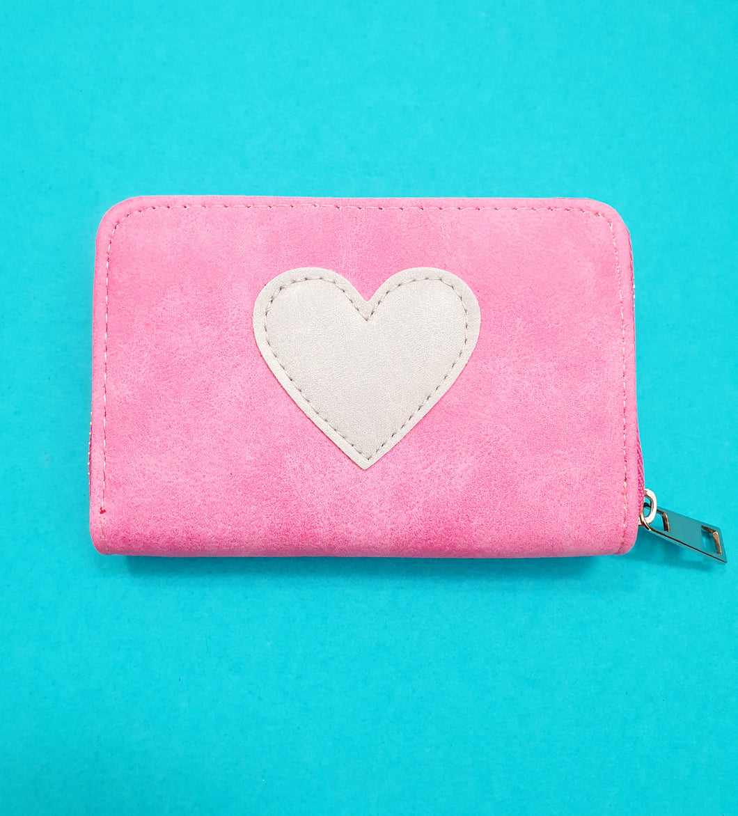 Heart Purse/Wallet - Pink