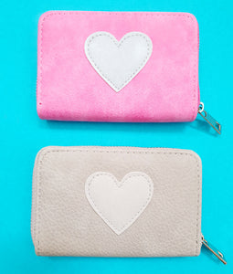 Heart Purse/Wallet - Pink