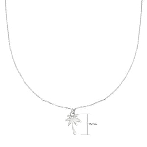 The Palm Tree necklace - silver