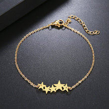 Load image into Gallery viewer, Bracelet 5 Star- gold
