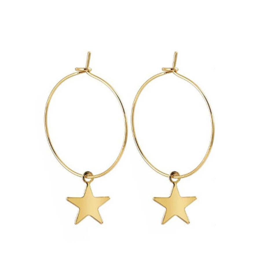 Starstruck Star Earrings - Gold