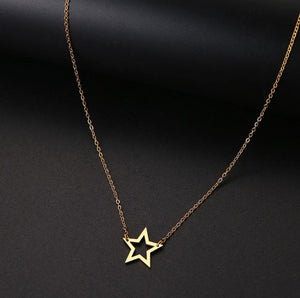 Small Superstar Necklace - Gold