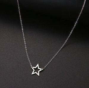 Small Superstar Necklace - Silver