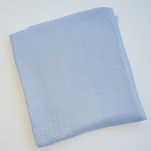 Soft Sky Blue Cashmere Scarf