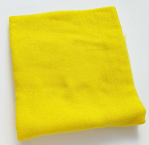 Bright Yellow Cashmere Scarf