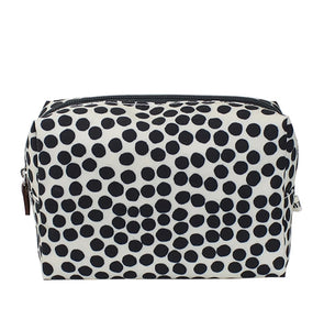 Brownstone Black/White Spot Cosmetics Bag