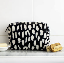 Load image into Gallery viewer, Brownstone Black/White Rockpool Cosmetics Bag
