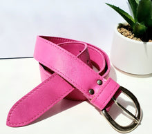 Load image into Gallery viewer, Pink Leather Belt
