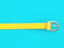 Load image into Gallery viewer, Yellow Leather Belt
