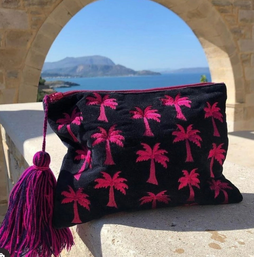 Palm Clutch Bag