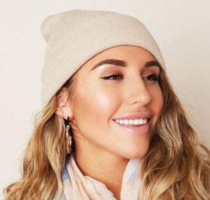 Beanie Hat - Beige