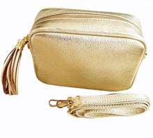 Load image into Gallery viewer, The Sorrento Leather Bag - Gold
