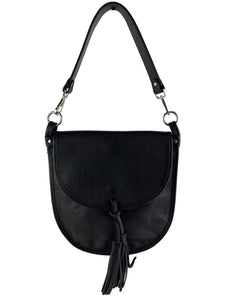 The Mila Leather Bag - Black