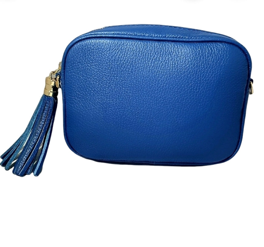 The Sorrento Leather Bag - Cobalt Blue