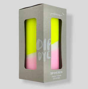 Neon Pillar Candle - Vanilla Sky