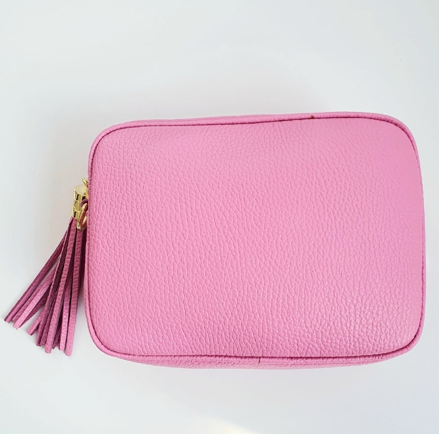 The Sorrento Leather Bag - Candy Pink