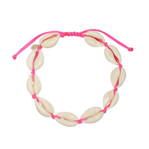 Mermaid Anklet - Hot Pink