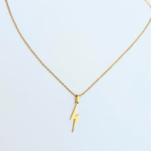 Load image into Gallery viewer, Lightning Bolt Necklace - gold
